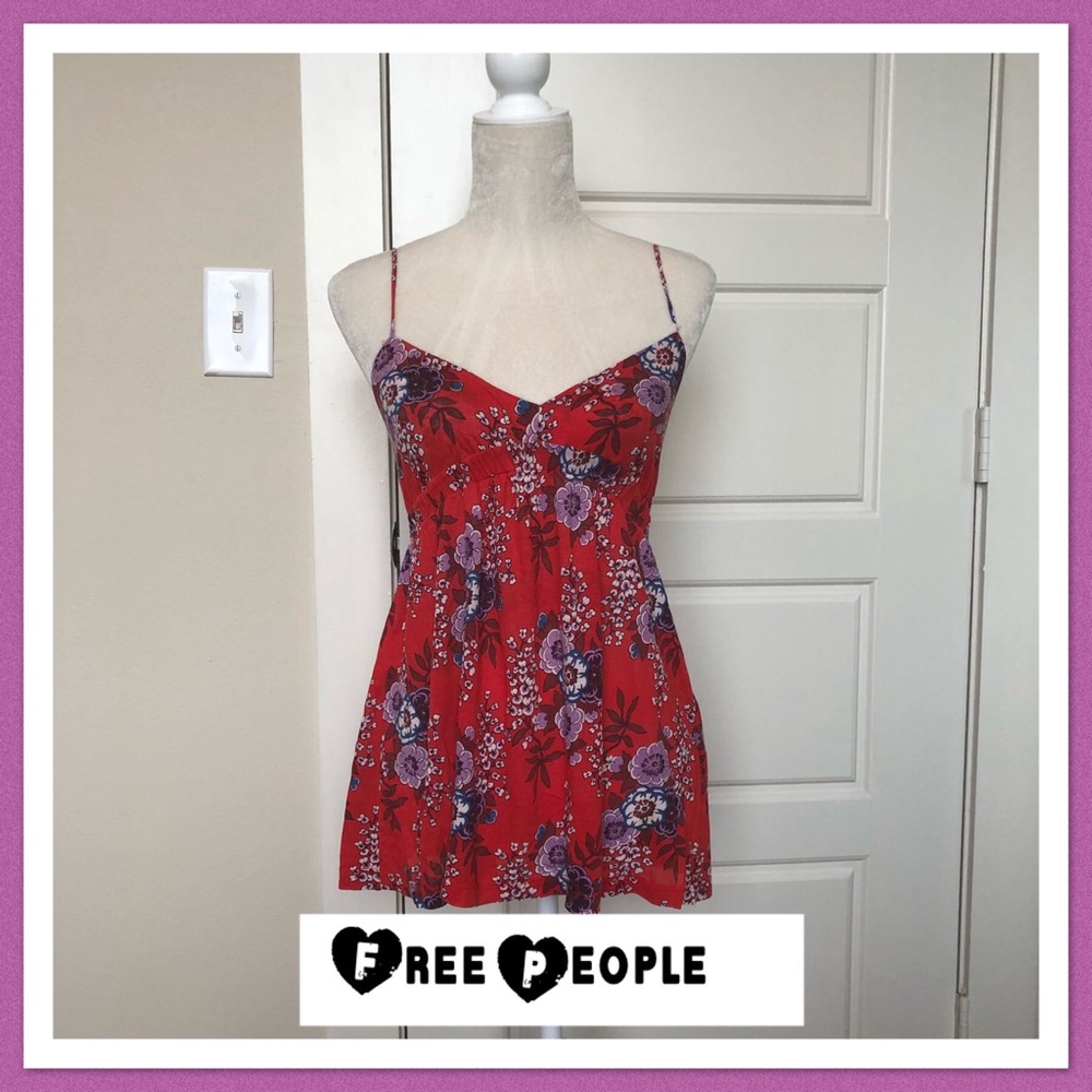 Free People Spaghetti Strap Top Size M